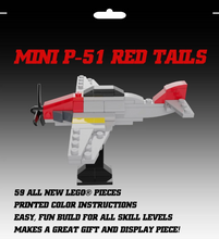 Mini LEGO Custom P-51 Red Tails Mustang
