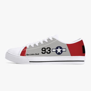 P-51B Capt Luther Smith Low Top Canvas Shoes