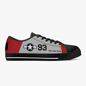 P-51B Capt Luther Smith Low Top Canvas Shoes